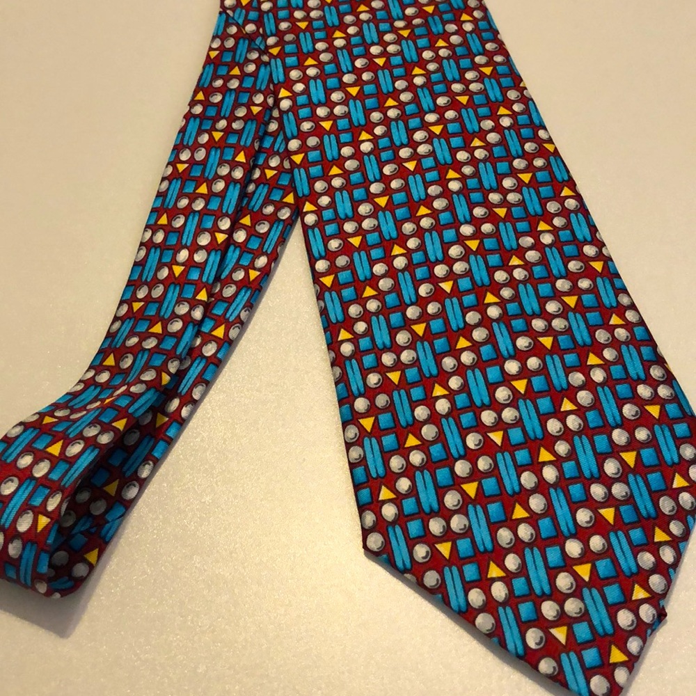 Christian Dior Monsieur Tie- Blue/Red